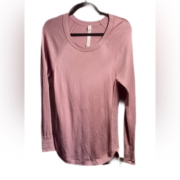 Lululemon Hello Aloe Lavendar crew neck long sleeves casual pullover sweater 6 - Picture 2 of 3